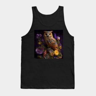 Terracotta Owl Tank Top